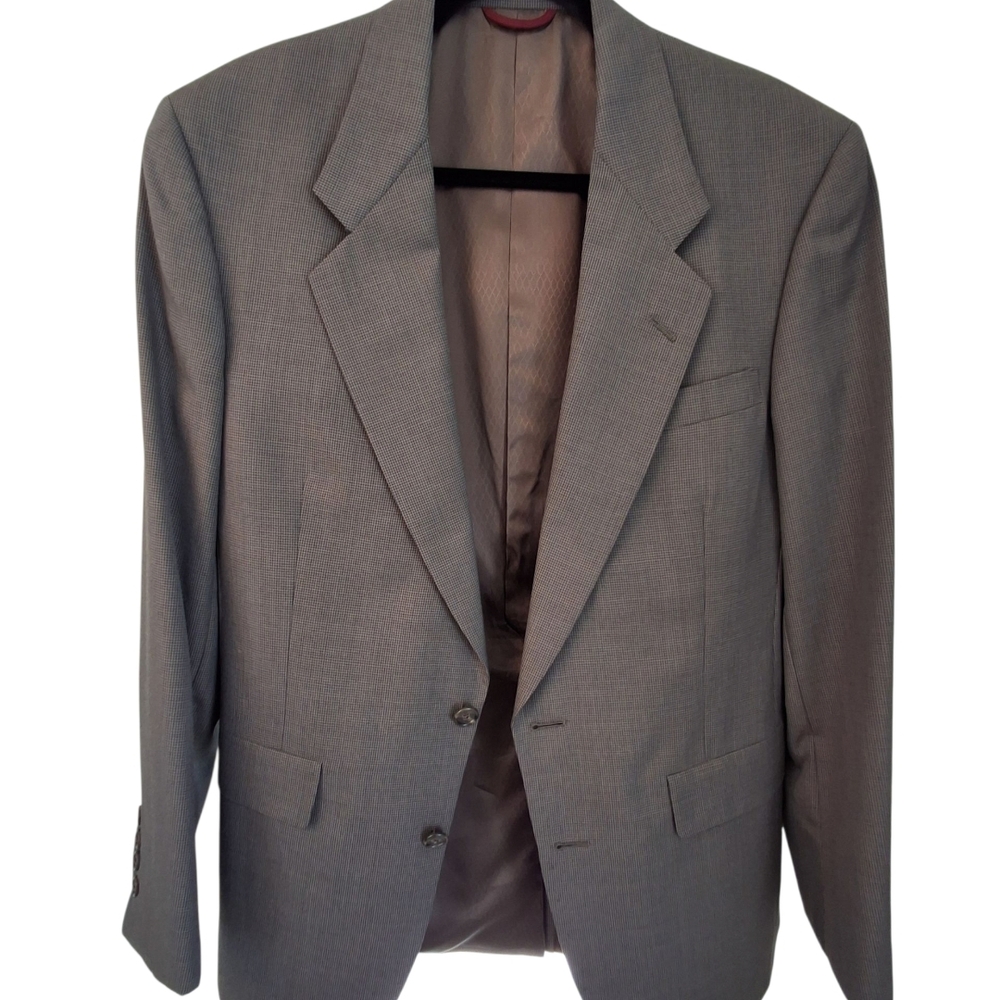 Hart Schaffner & Marx/Viracle Mens Wool Tan Blazer Jacket Sport Coat Size 38R